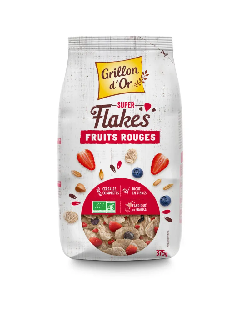 Grillon D'or Super Flakes Rode Vruchten Bio (375 gr)