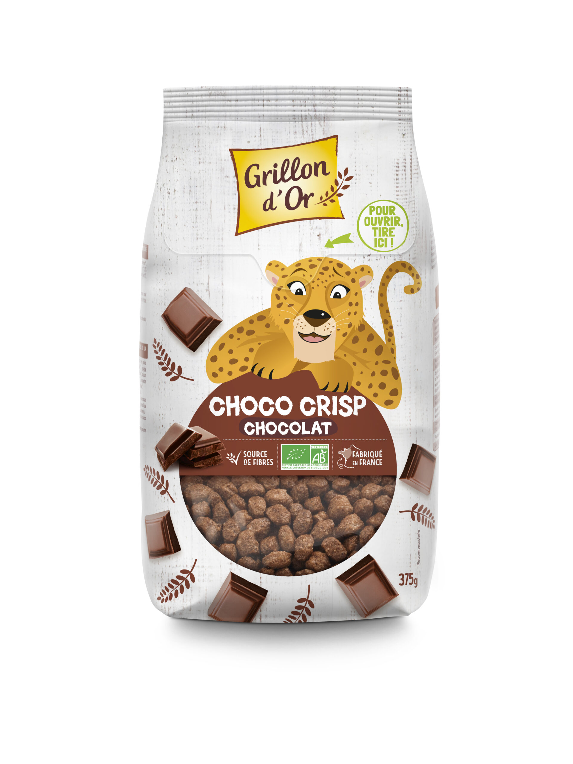 Grillon D'or Choco Crisp Bio (375 gr)