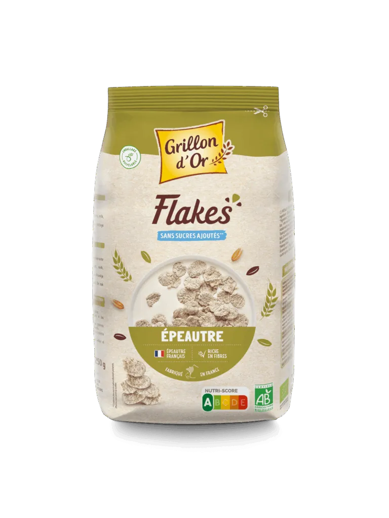 Grillon D'or Spelt Flakes Bio (250 gr)