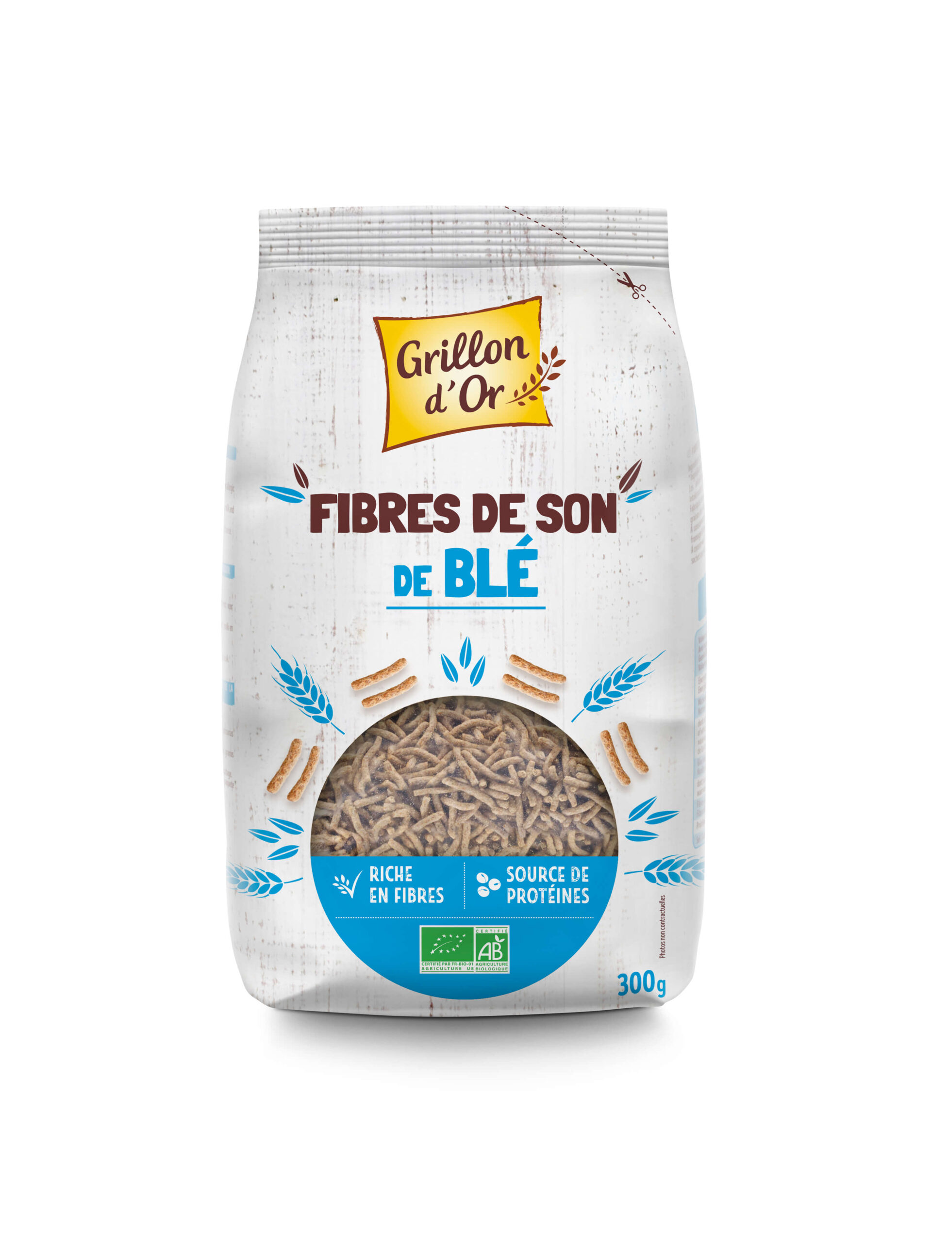 Grillon D'or Vezels van Tarwezemelen Bio (300 gr)