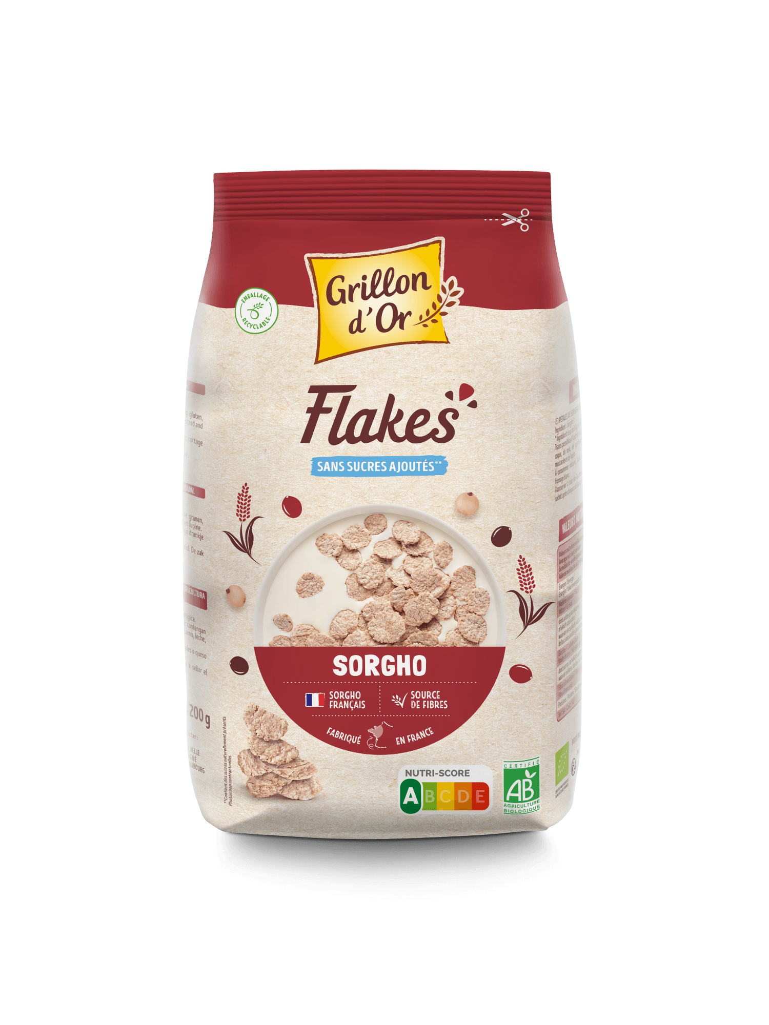 Grillon D'or Sorghum Flakes (200 gr)