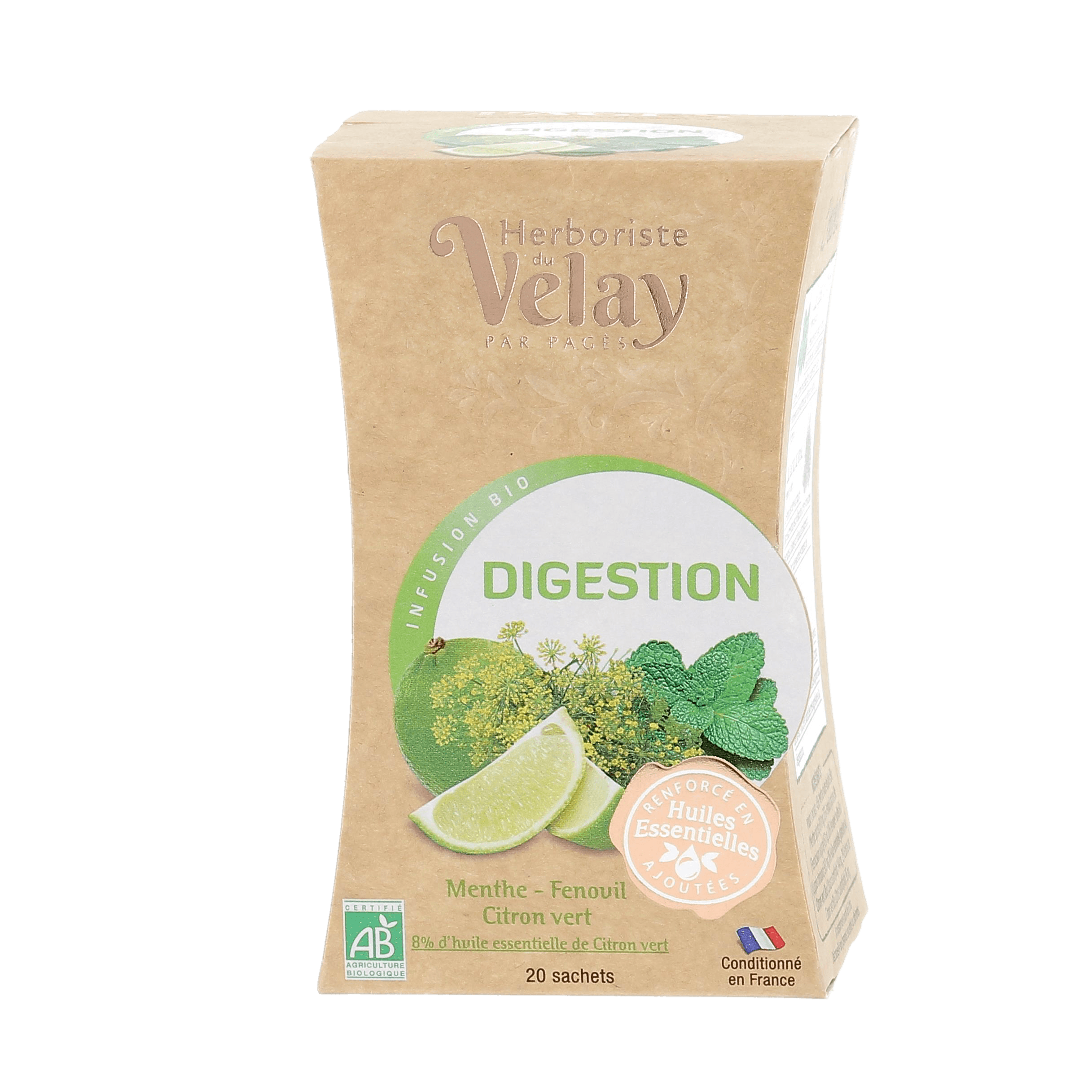 Herboristerie Du Velay Herboriste Du Velay Vertering Bio (20 stuks)