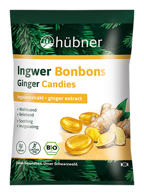 Hubner Gember Bonbons Bio (70 gr)