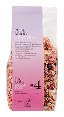 I Just Love Breakfast #4 100% Rose Berry Granola Bio (250 gr)