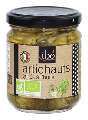 Ibo! Artisjokken Gegrild in Olie Bio (190 gr)