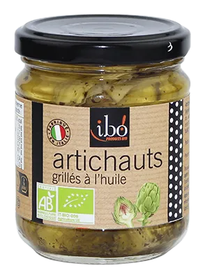 Ibo! Artisjokken Gegrild in Olie Bio (190 gr)