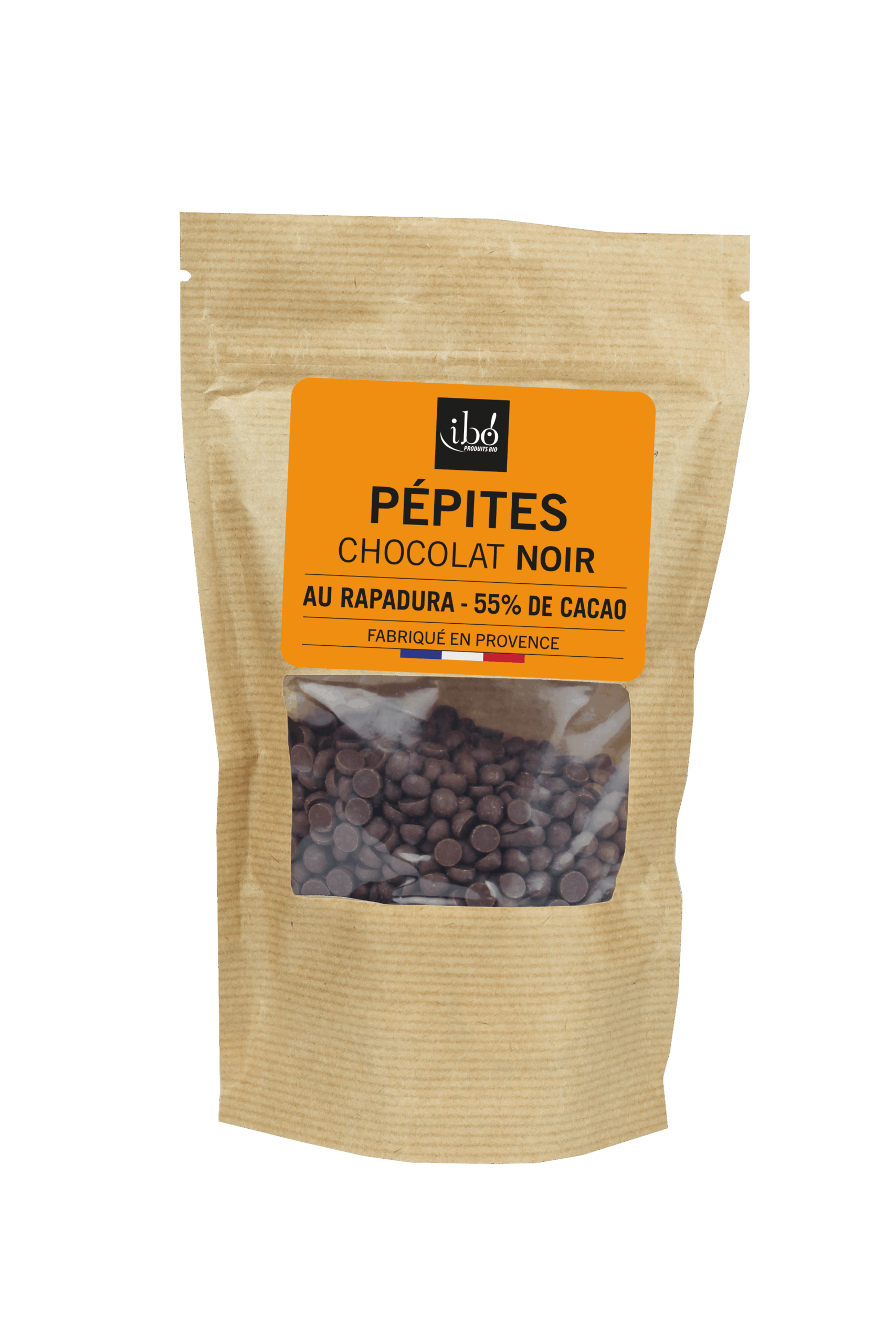 Ibo! Chocolade Druppels Puur Bio (150 gr)