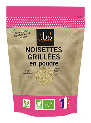 Ibo! Hazelnoot Geroosterd Poeder Bio (100 gr)
