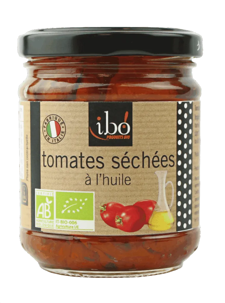 Ibo! Gedroogde Tomaten in Olie Bio (190 gr)
