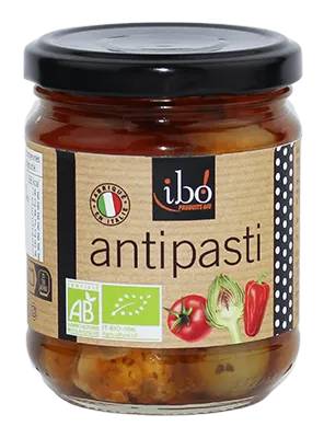 Ibo! Antipasti Fruit en Groenten op Olie Bio (190 gr)