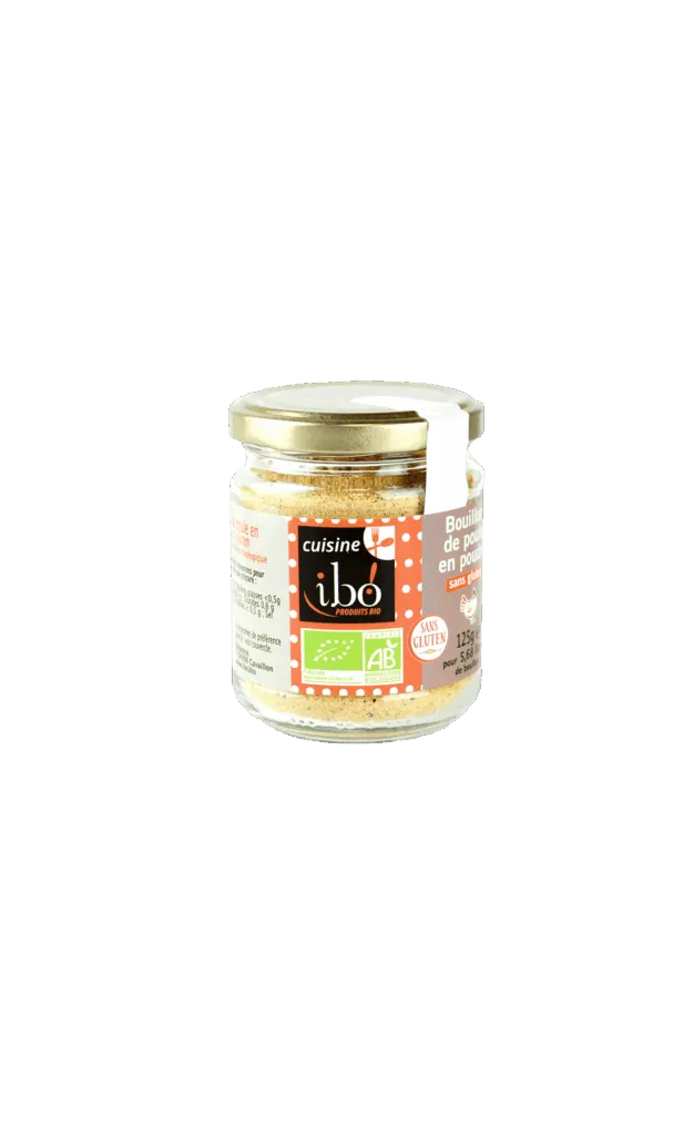 Ibo! Kipbouillon Poeder Groen Bio (125 gr)