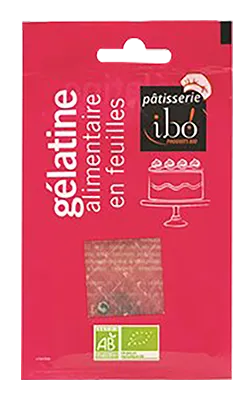 Ibo! Gelatine Blaadjes Bio (11 gr)