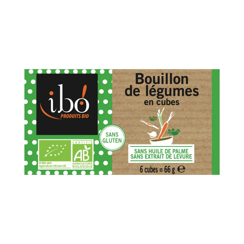 Ibo! Groentebouillon Glutenvrij Bio (66 gr)