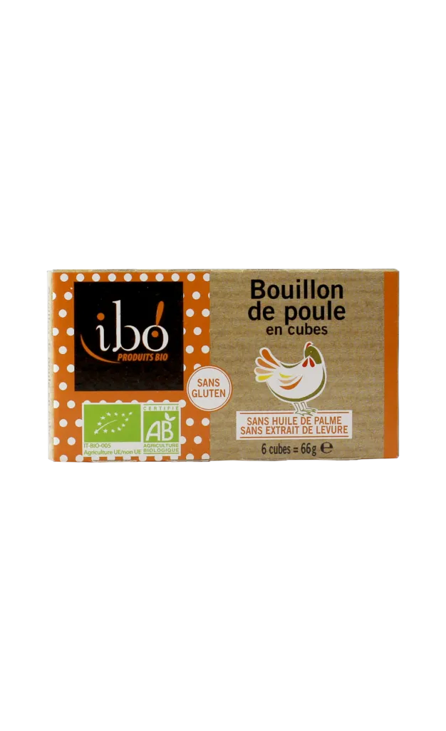 Ibo! Kipbouillon Kubus Bio (66 gr)