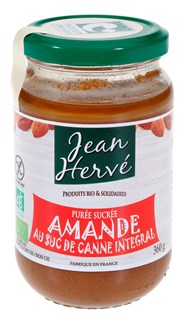 Jean Hervé Amandelpasta met Rietsuiker Bio (360 gr)