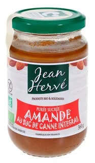 Jean Hervé Amandelpasta met Rietsuiker Bio (360 gr)
