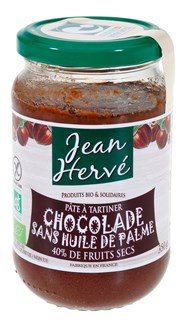 Jean Hervé Chocopasta zonder Palmolie Bio (350 gr)