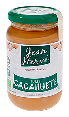 Jean Hervé Pindakaas Bio (350 gr)