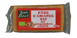 Jean Hervé Marsepein Geconfijte Gember Bio (50 gr)