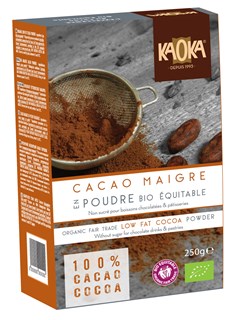 Kaoka Mager Cacaopoeder Bio (250 gr)