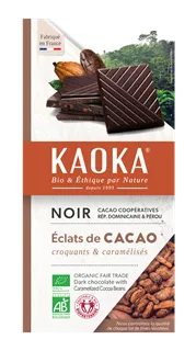 Kaoka Chocolade Puur 61% met Cacaonibs Bio (100 gr)