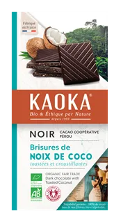 Kaoka Chocolade Puur 58% met Kokos (100 gr)