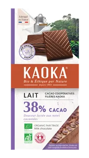 Kaoka Melkchocolade 36% Bio (100 gr)