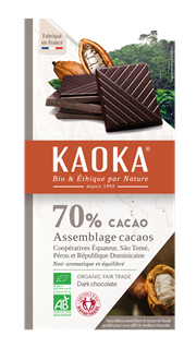 Kaoka Chocolade Puur 70% Bio (100 gr)