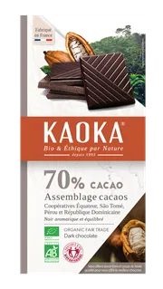 Kaoka Chocolade Puur 70% Bio (100 gr)