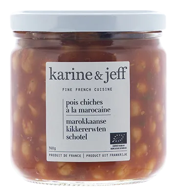 Karine & Jeff Bio Karine & Jeff Marokkaanse Kikkererwtenschotel Bio (360 gr)