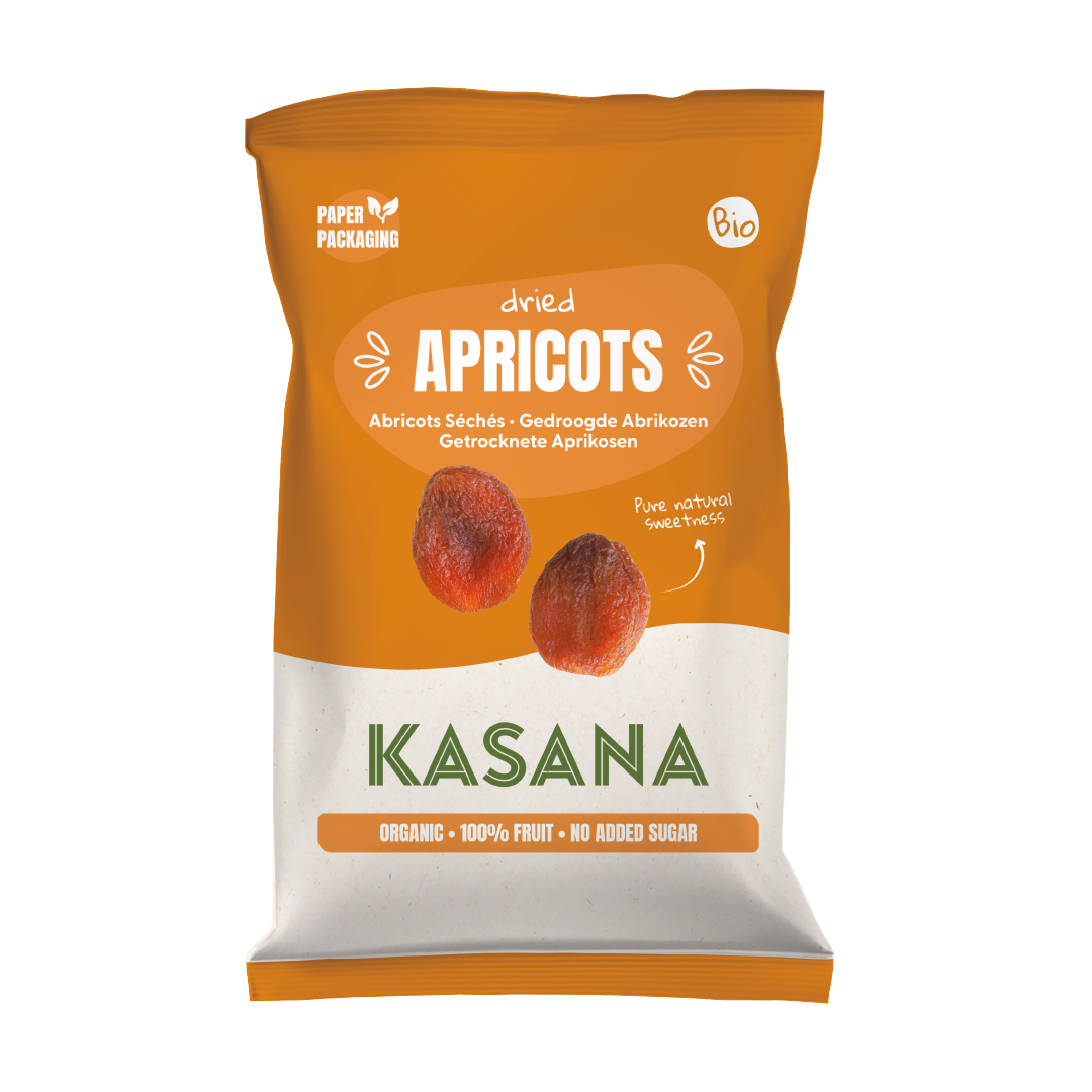 Kasana Fruits Kasana Gedroogde Abrikozen Bio (150 gr)