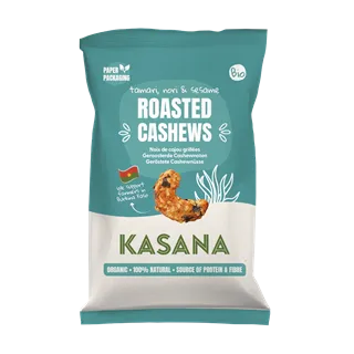 Kasana Fruits Kasana Geroosterde Cashewnoten Tamari, Nori & Sesam Bio (150 gr)