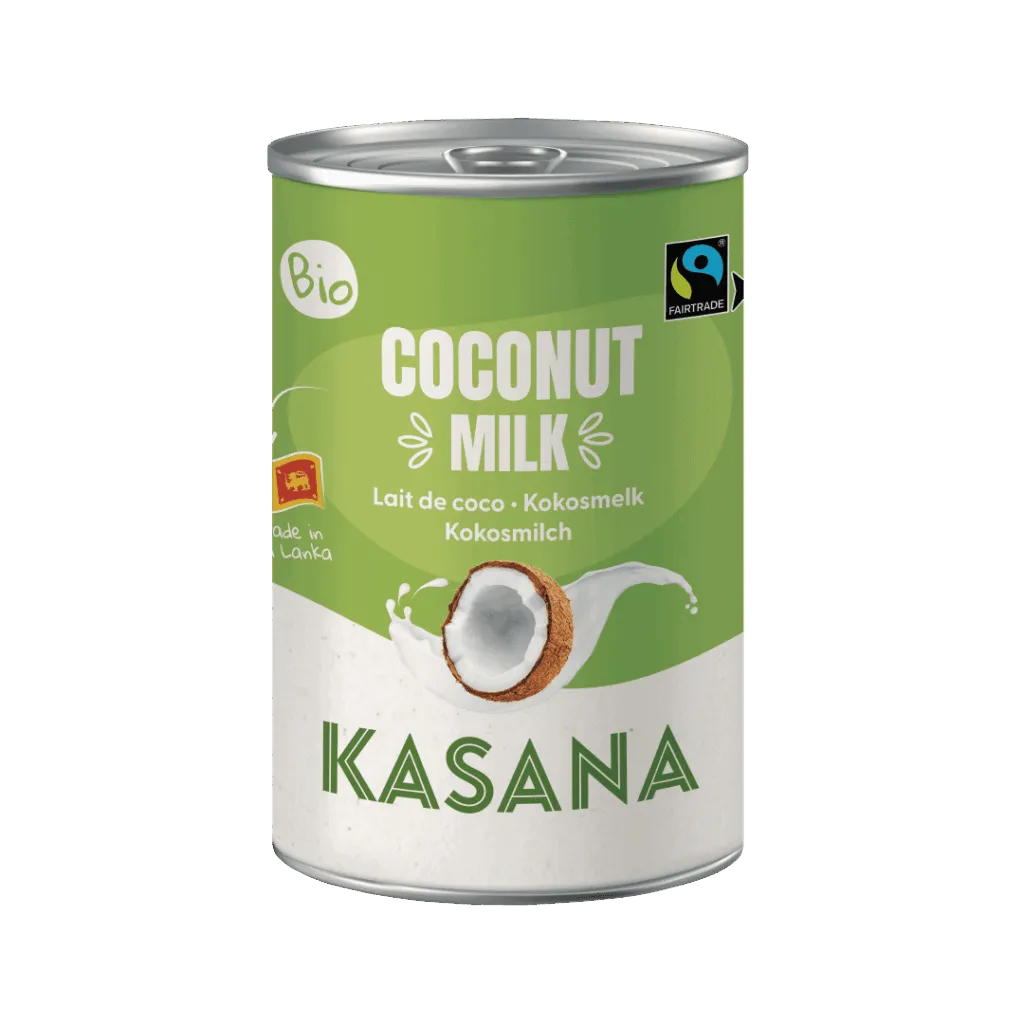 Kasana Fruits Kasana Kokosmelk Bio (400 ml)