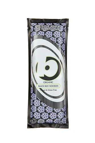 King Soba Zwarte Rijst Noedels Glutenvrij Bio (250 gr)