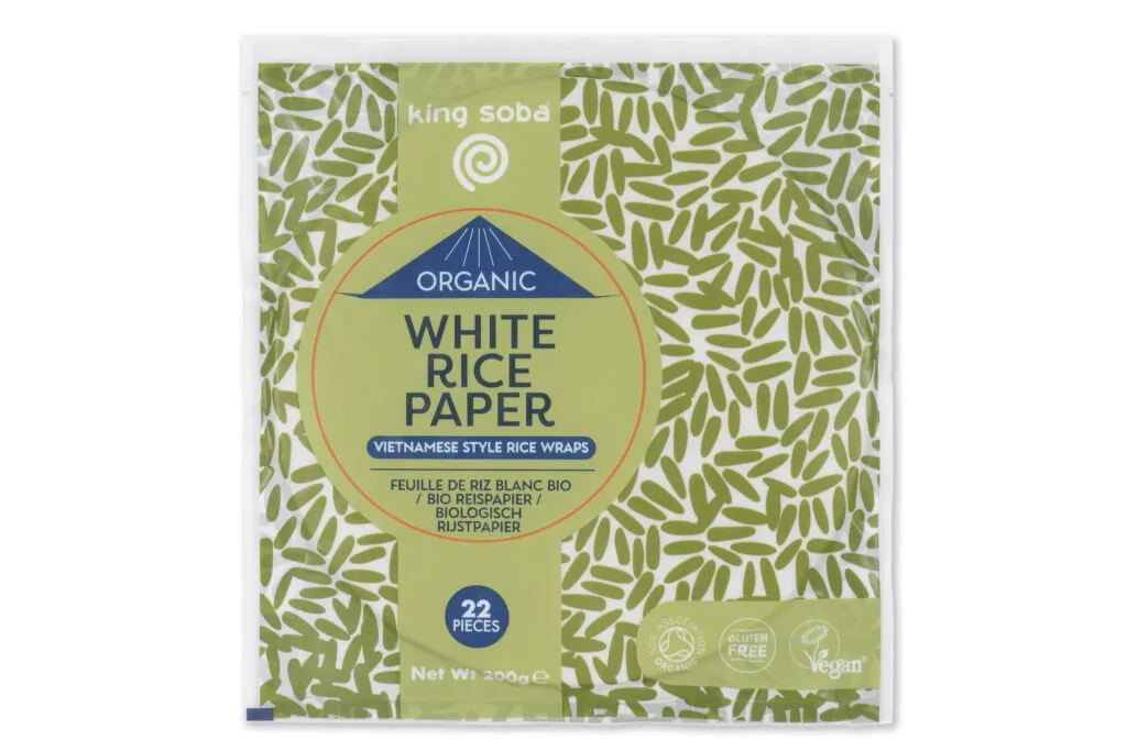 King Soba Witte Rijst Papier Bio (200 gr)