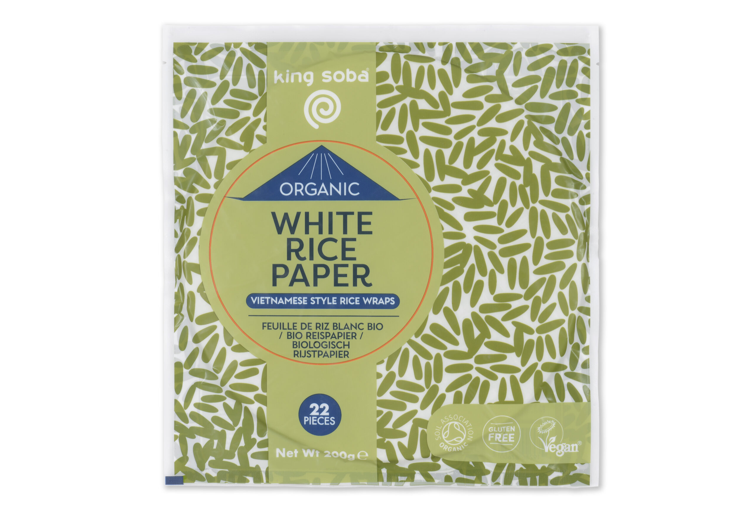 King Soba Witte Rijst Papier Bio (200 gr)