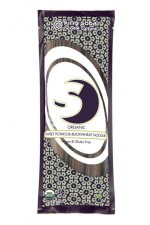 King Soba Boekweit- Zoete Aardappel Noedels Glutenvrij Bio (250 gr)
