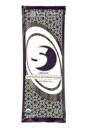 King Soba Boekweit- Zoete Aardappel Noedels Glutenvrij Bio (250 gr)