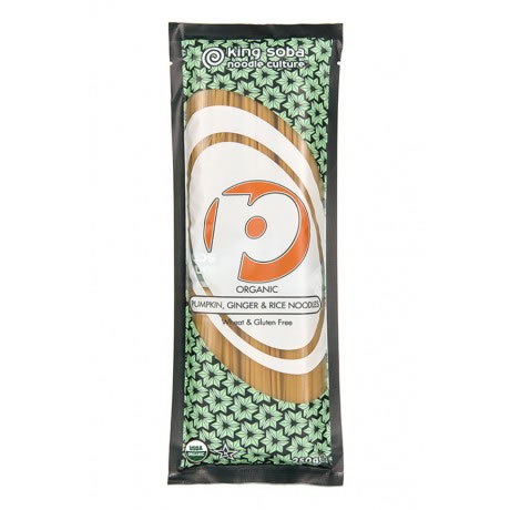 King Soba Pompoen Gember Rijst Noedels Glutenvrij Bio (250 gr)
