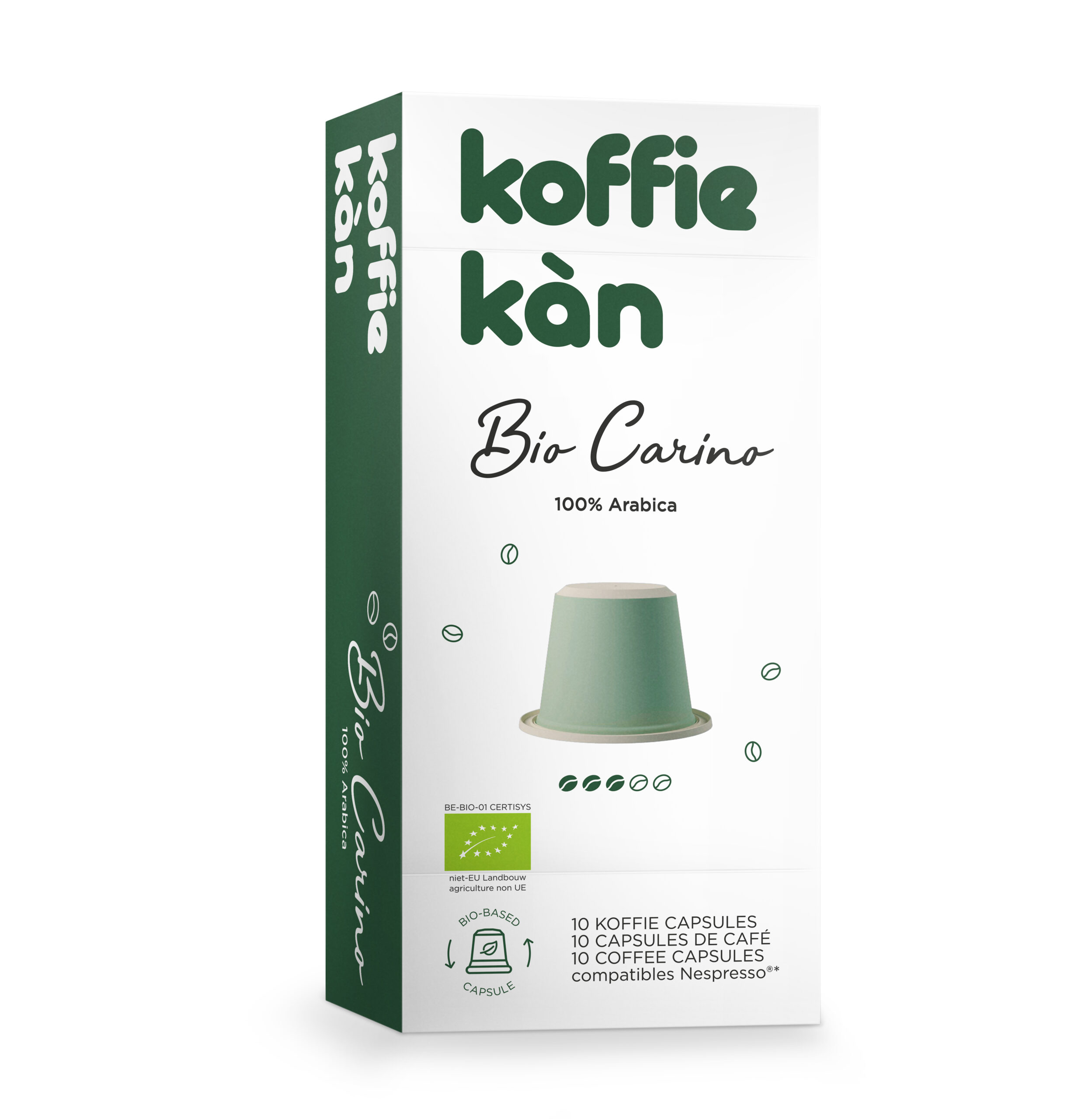Koffie Kan Koffie Kàn Carino Capsules Bio (10 stuks)