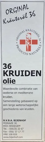 Bijenhof Originele 36 Kruidenolie (100 ml)