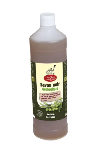 La Droguerie Ecologique Zwarte Zeep met Olijfolie Bio (1000 ml)
