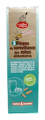 La Droguerie Ecologique Zakje met Voedselmotbewakingsvallen (5 stuks)