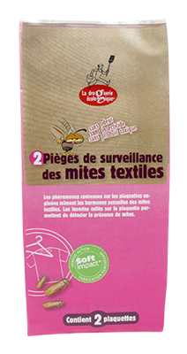 La Droguerie Ecologique Zakje met Textielmotbewakingsvallen (2 stuks)