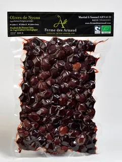 La Ferme Des Arnaud Zwarte Olijven Nyons Aoc Bio (500 gr)