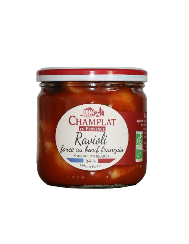 La Réserve De Champlat Ravioli met Rundsvlees Bio (340 gr)