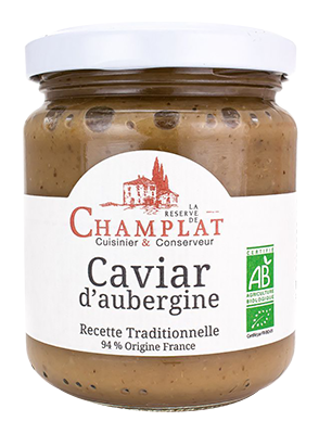 La Réserve De Champlat Aubergine Kaviaar Bio (240 gr)