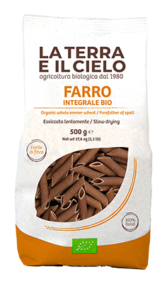 La Terra E Il Cielo Penne Spelt Volkoren Bio (500 gr)