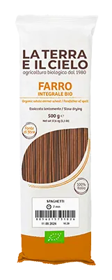 La Terra E Il Cielo Spaghetti Spelt Volkoren Bio (500 gr)