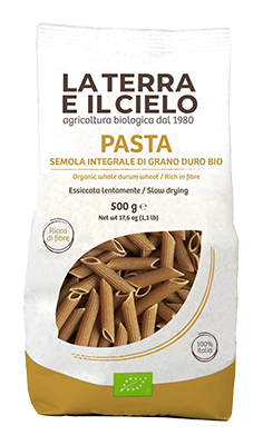 La Terra E Il Cielo Penne Volkoren Bio (500 gr)
